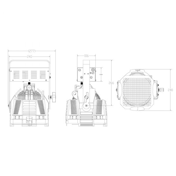 OPTI PAR CDM 150 beamless silver Picture 2