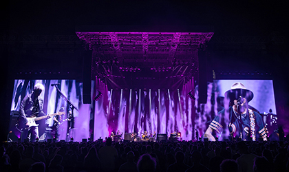 Kille Knobel Design for Pearl Jam “Dark Matter” Tour Strikes a Perfect Balance with Elation Lighting