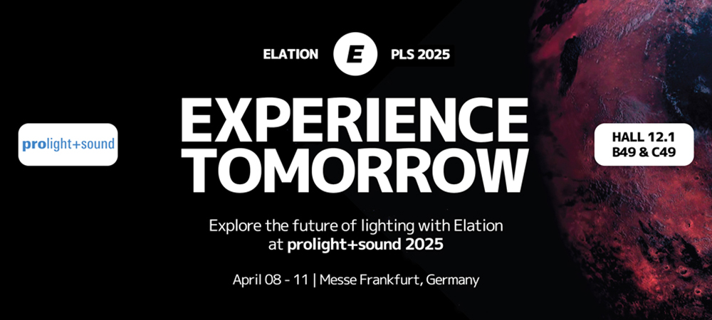 Elation To Bring “Experience Tomorrow” Innovation To Prolight + Sound 2025